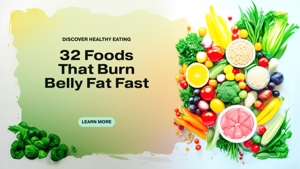 Know about these 32 Foods That Burn Belly Fat Fast